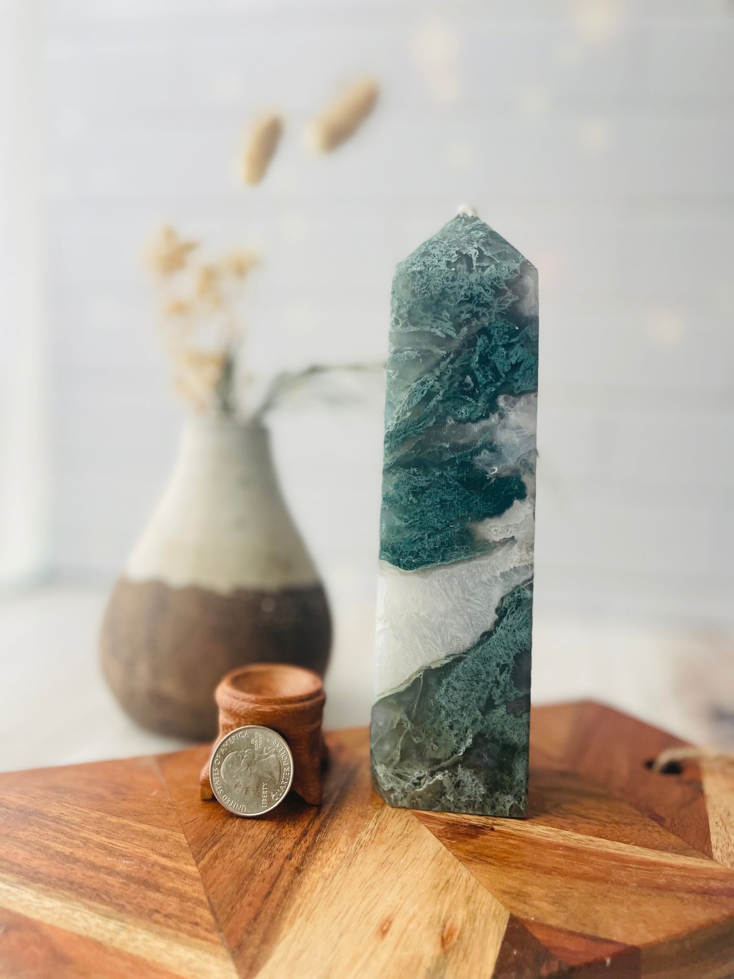 Moss Agate Towers